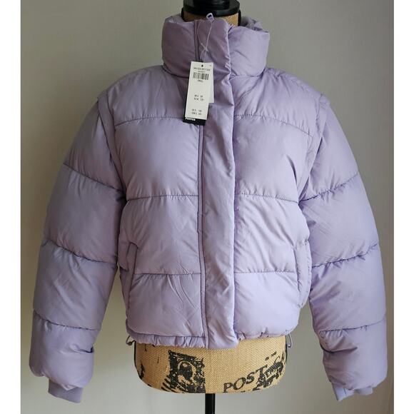 Hollister Gilly Hicks Convertible Multiway Puffer Jacket. Sz S Retail $169 - Picture 1 of 11